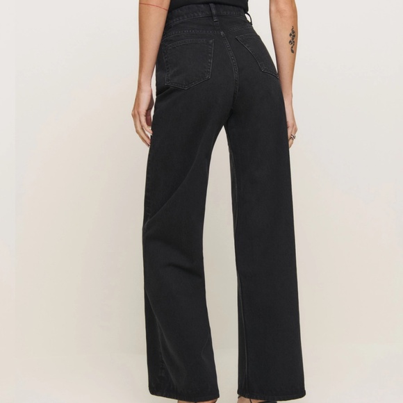 Reformation Cary High Rise Slouchy Wide Leg Jeans - Picture 3 of 6